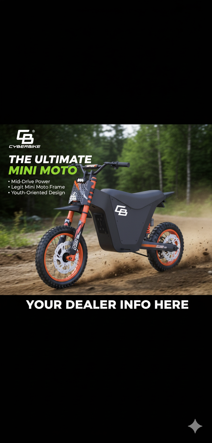 Cyberbike Scamp, the most fun a kid can have!