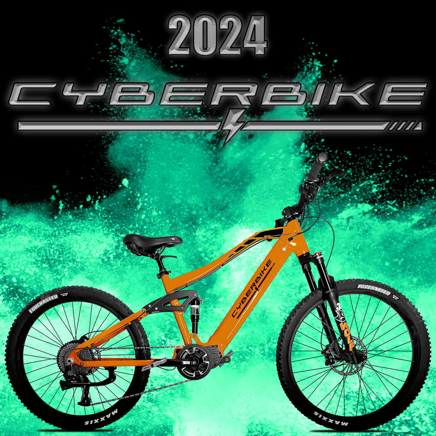 2024 Cyberbike Cyclone Mid Drive Electric Mountain Bike