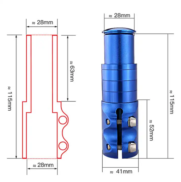 Stem riser