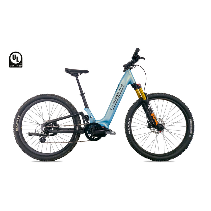 Cyberbike Fusion Mid-drive Step-through Full-suspension Electric Mountain Bike